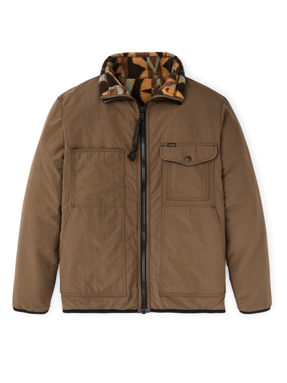 Filson reversible pile fleece jacket